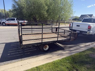 Voyager Utility Trailer with Drop Down Ramp - Compact Hauling Solution