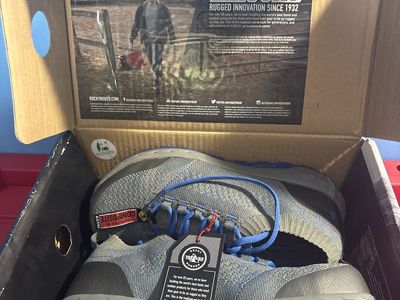 Rocky Composite Toe Work Shoes - Gray/Blue (New in Box) Size 9 men