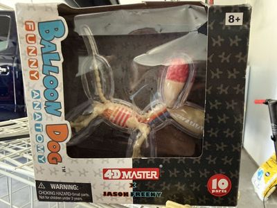 4D Master Jason Freeny Funny Anatomy Balloon Dog Model Kit - 10 Parts, Ages 8+
