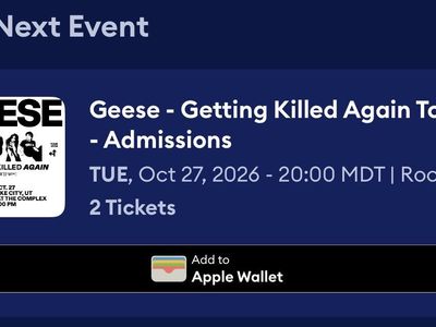 Geese Concert Tickets