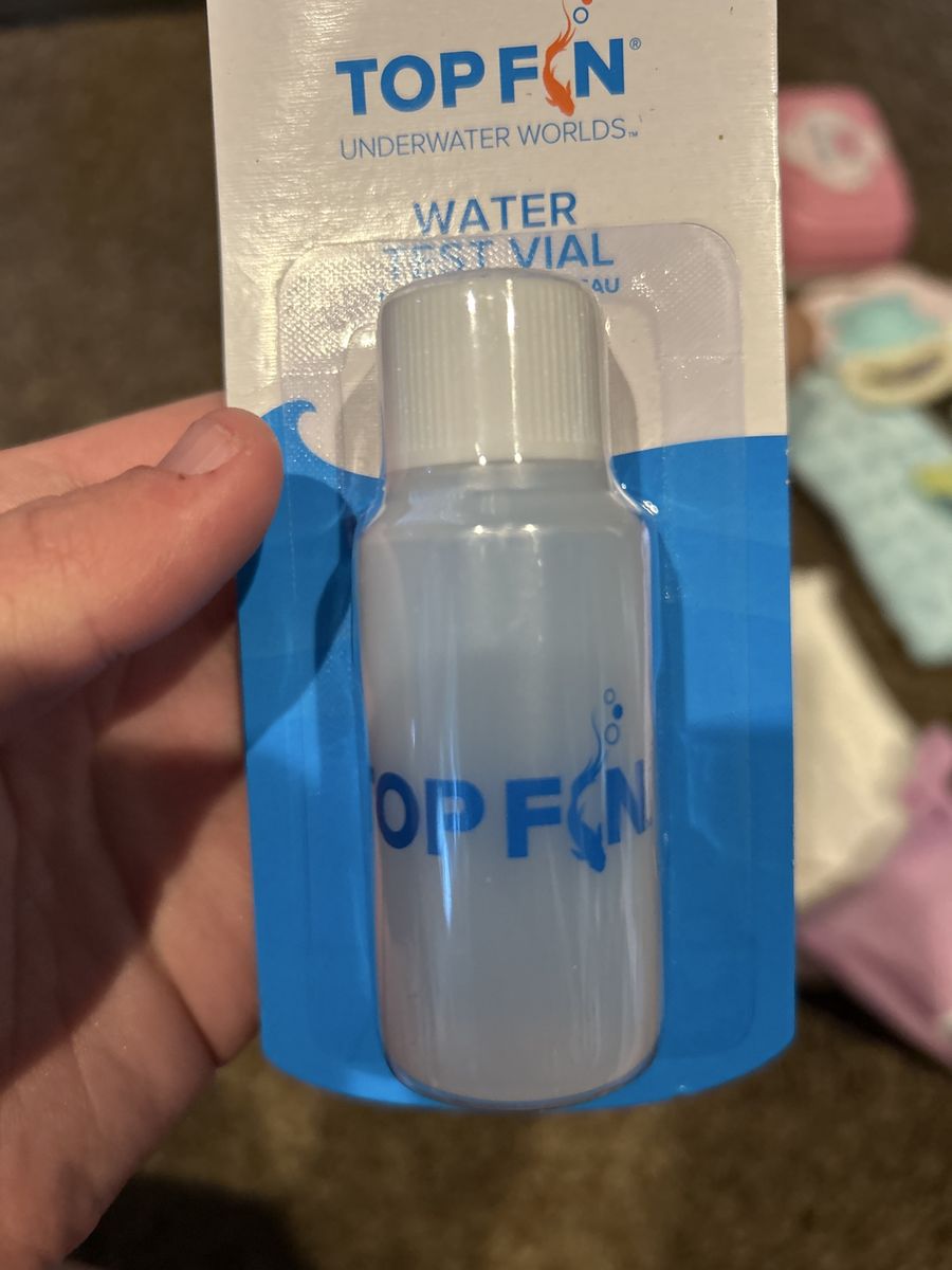 Top Fin Underwater Worlds Water Test Vial for Aquariums
