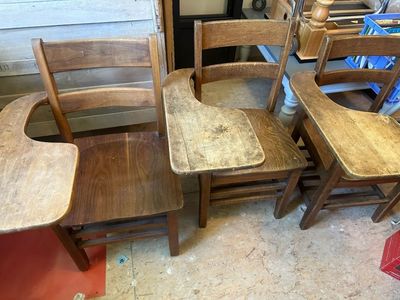 student desks oak