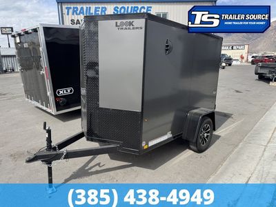5x8 Look ST DLX Enclosed Cargo Trailer - 5'6" Interior - 3.5K GVWR - .080 PolyCor, Alloy Wheels, Black Out Package