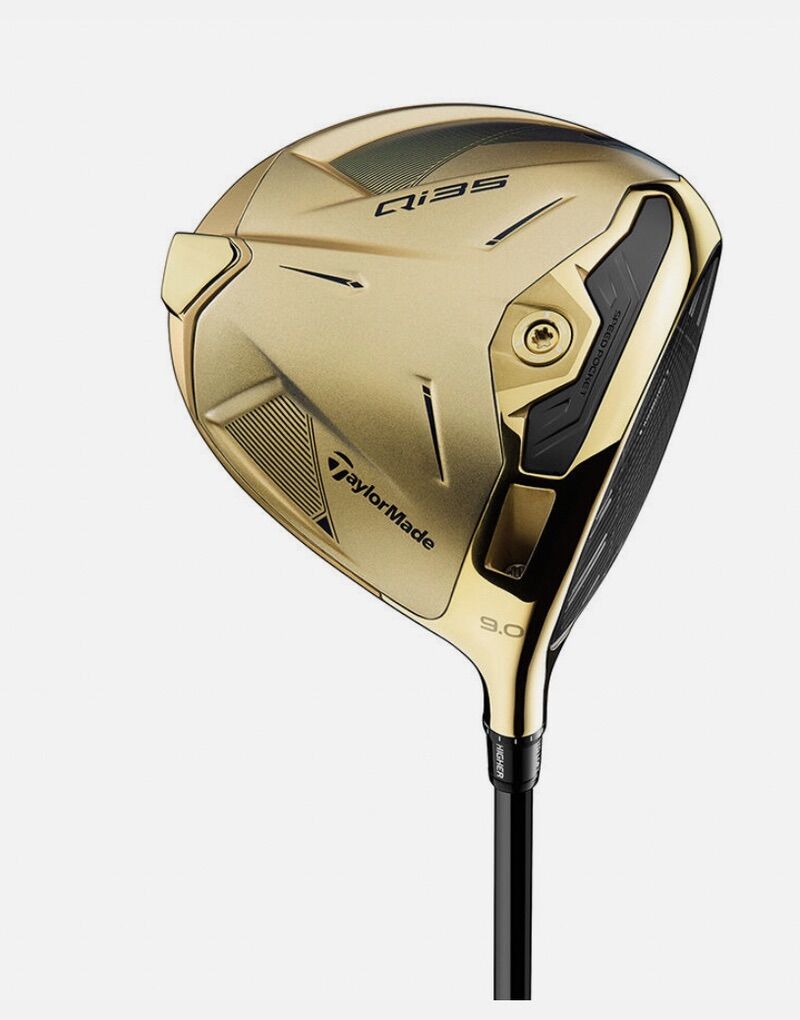 New TaylorMade Qi35 Designer Series Gold Driver