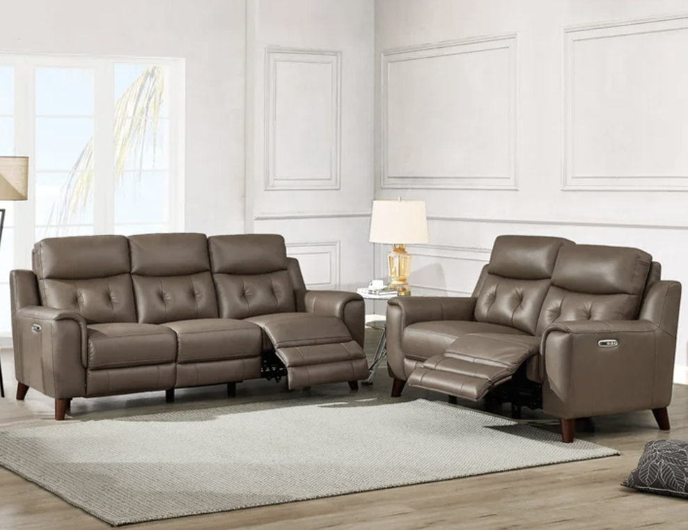 MALIBU LEATHER POWER RECLINING SET – WEEKEND SALE