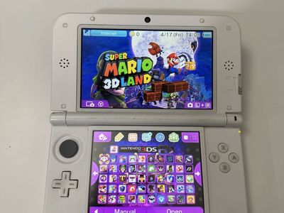 Nintendo 3Ds LL Modded / Sd card 64gb W/ Games