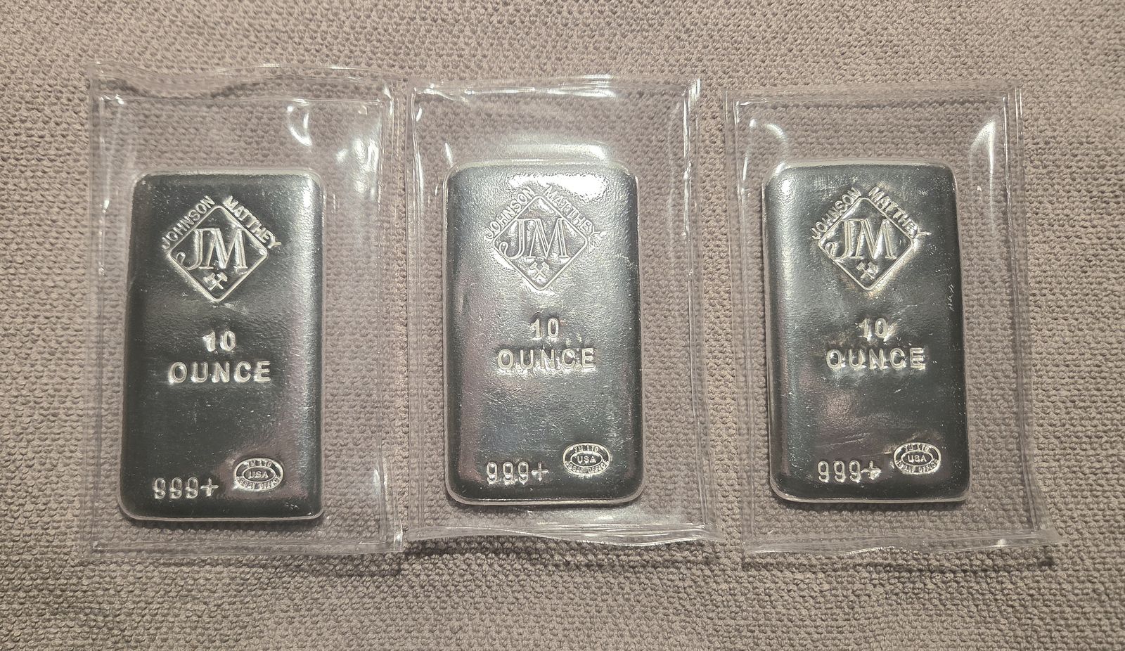 10 oz Silver bars