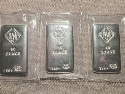 10 oz Silver bars