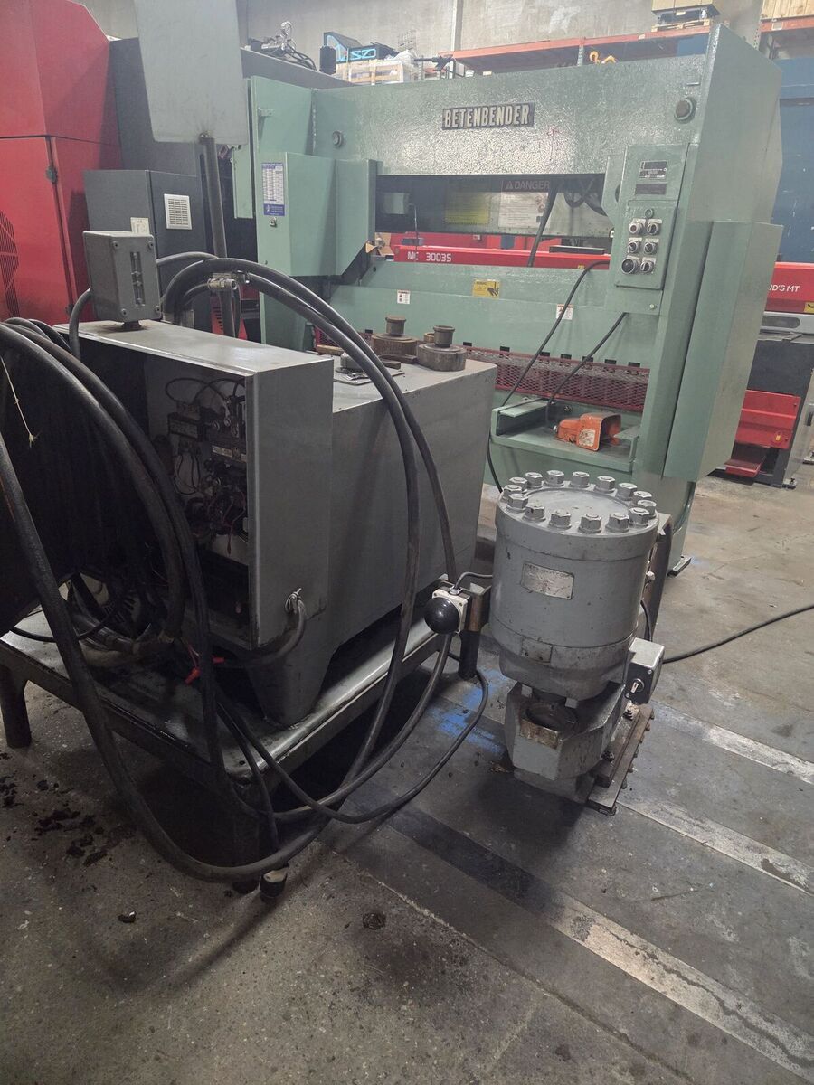 WA WHITNEY 150 TON MODEL 715-028 PORTABLE HYDRAULIC FLANGE PUNCH