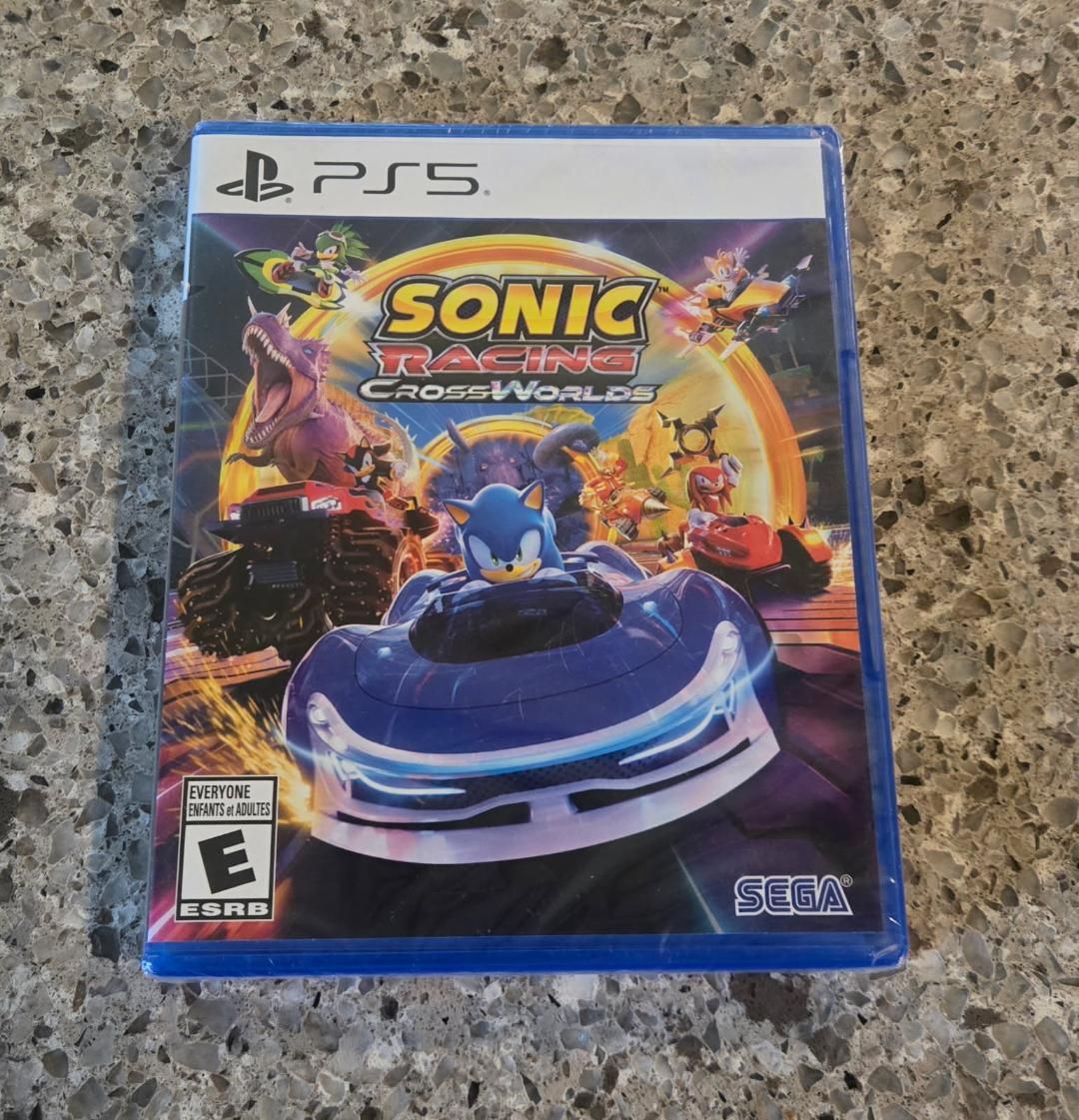 New Unopened Sonic Racing Cross Worlds for Ps5! trades considered!