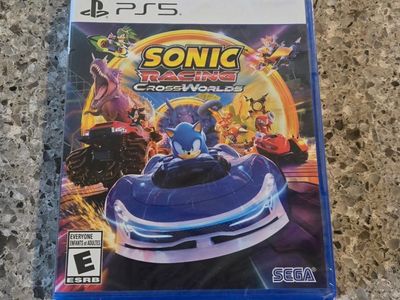 New Unopened Sonic Racing Cross Worlds for Ps5! trades considered!