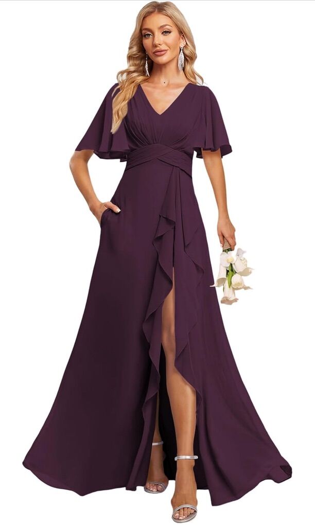 Plum / Purple Bridesmaid Dress