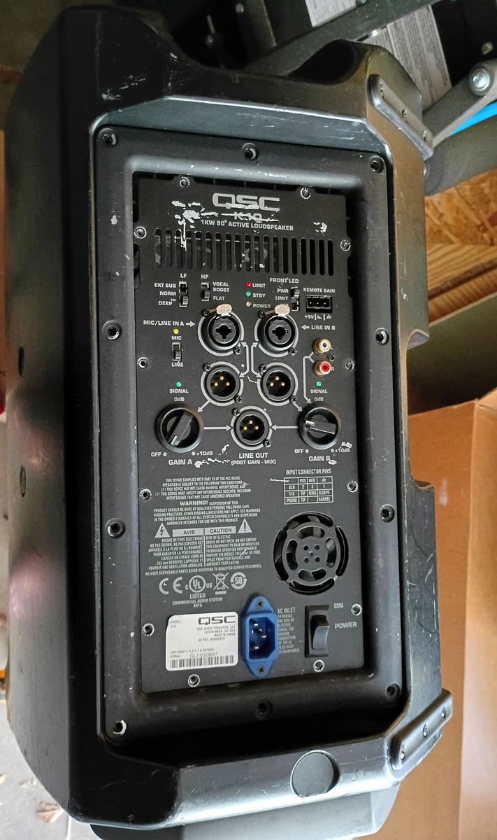 QSC K-10 Powered Loud Speaker, Used– PA –FRFR (1 Speaker