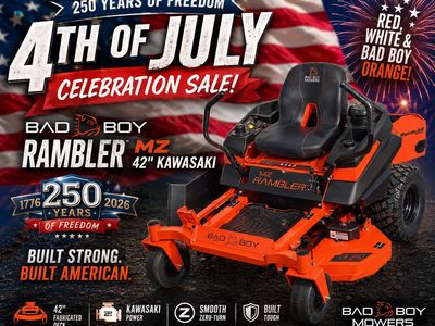 Bad Boy Rambler 42” Kawasaki 4th of July Sale!