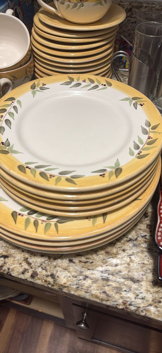 Portugal Crate And Barrel Dish Set