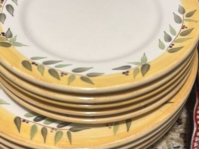 Portugal Crate And Barrel Dish Set