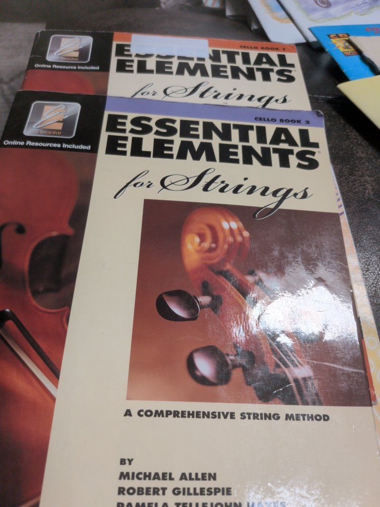 essential elements for strings cello book 1 and 2