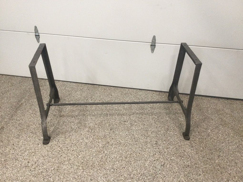 Rustic Iron Dining Table Base