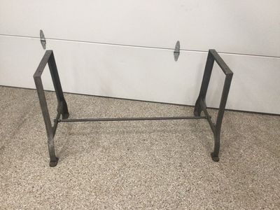 Rustic Iron Dining Table Base