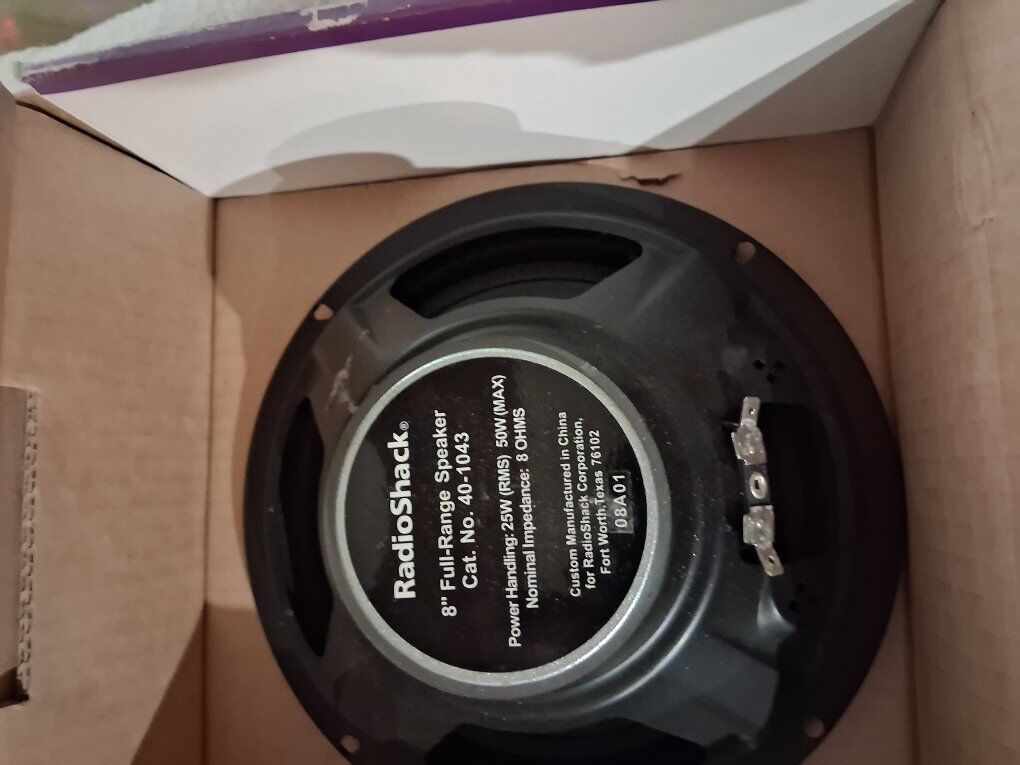 vintage RadioShack 8" Full-Range Speaker,