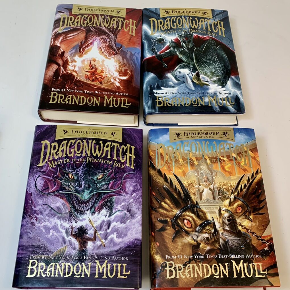 Dragonwatch Hardcover Books wDust Jackets