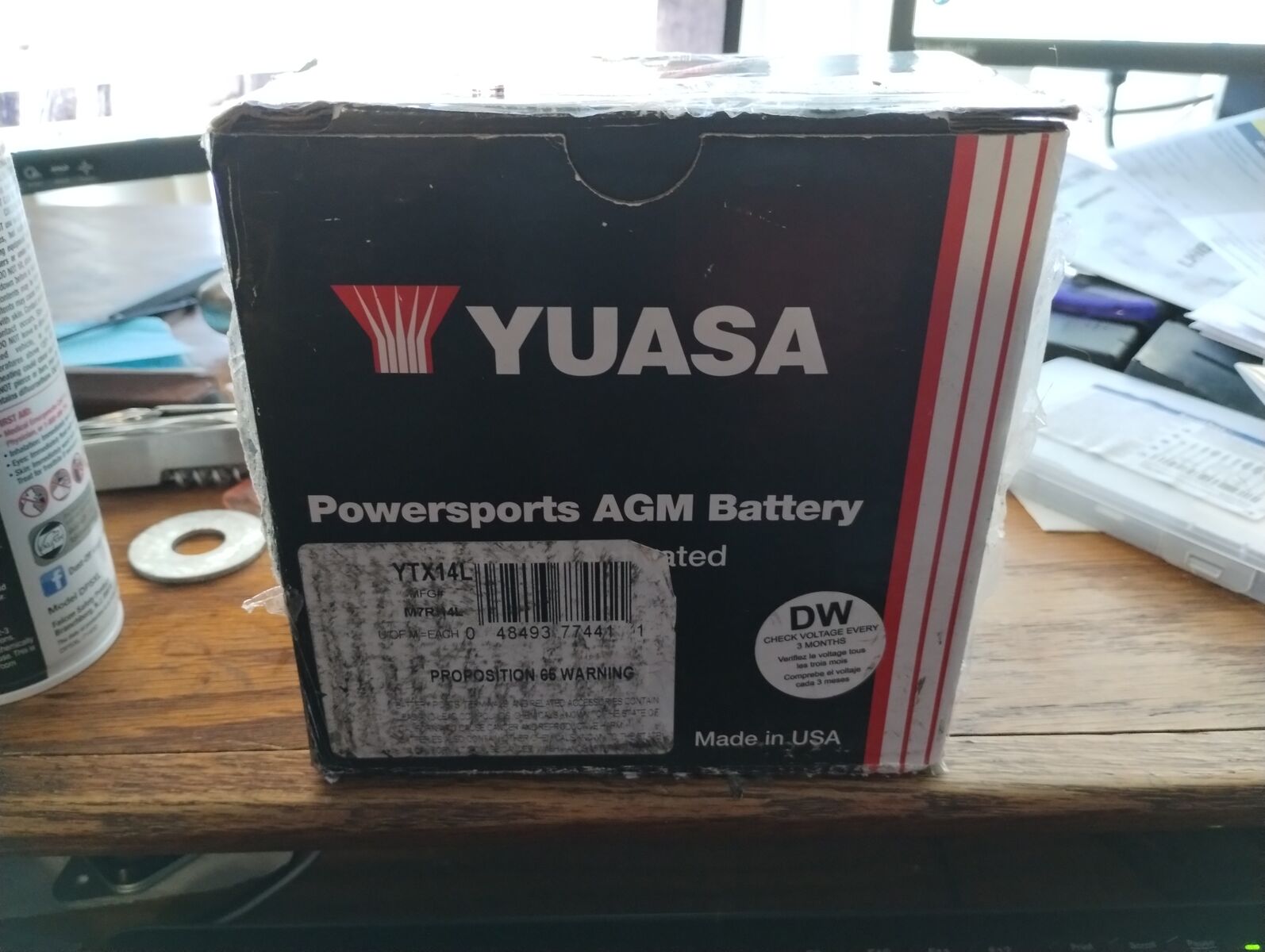 motor cycle or water craft battray # ytx14l