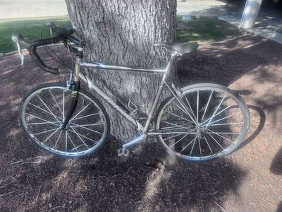 Airborne Zeppelin titanium 59cm full dura-ace road bicycle