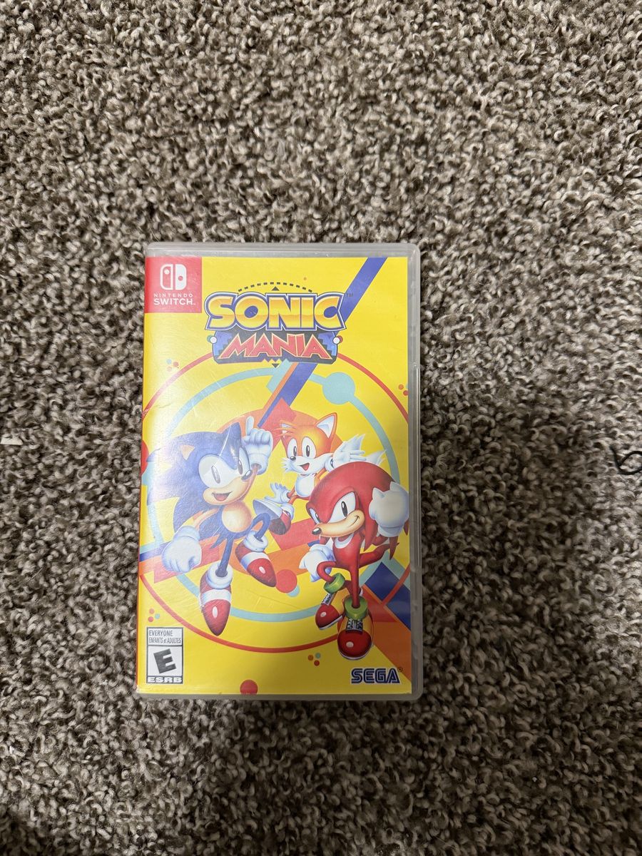 Sonic Mania - Nintendo Switch - Physical Game Cartridge - Sega - E for Everyone