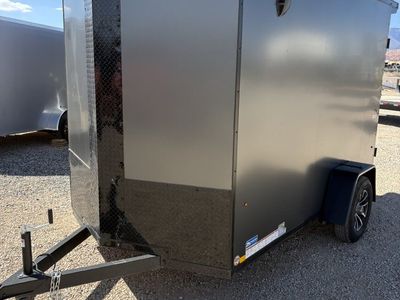6x10 Look ST DLX Enclosed Cargo Trailer - 6'6" Interior - 3.5K GVWR - .080 PolyCor, Alloy Wheels, Rear Spoiler w/ Load Lights