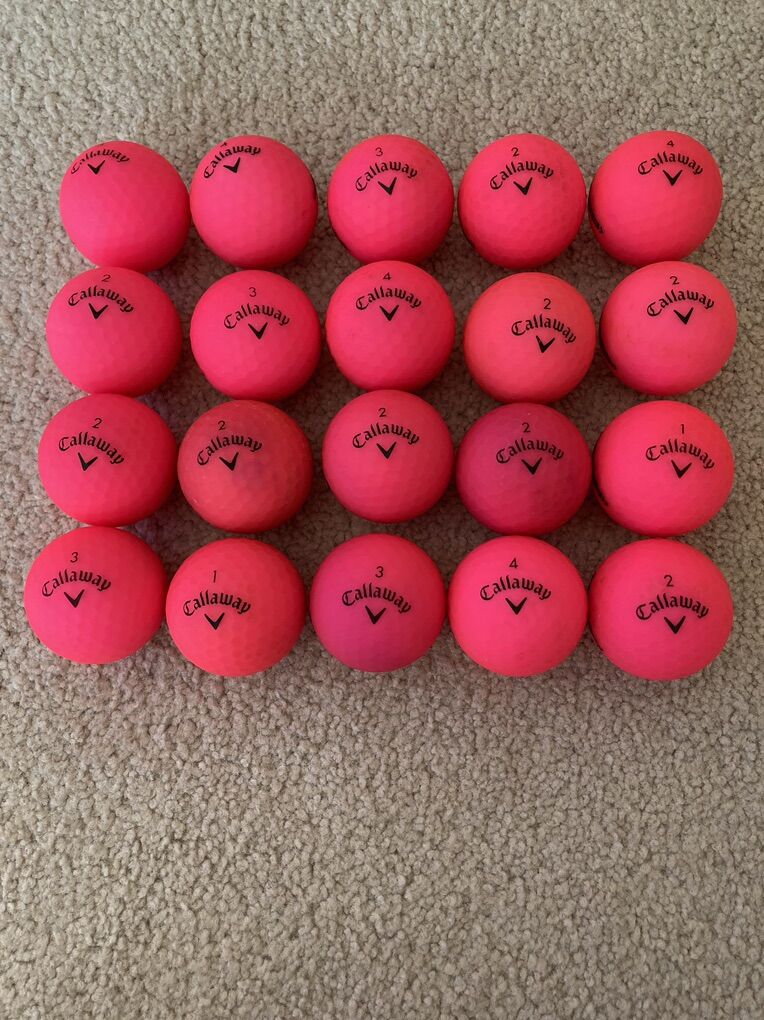20 PInk Callaway SuperSoft Like New for $16