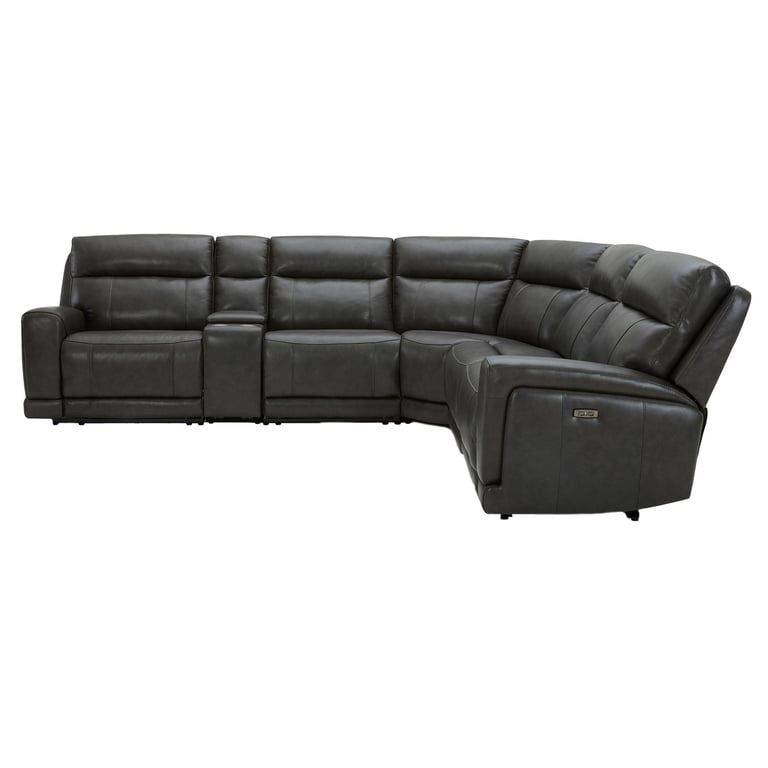 Lauretta leather Reclining sectional sofa 