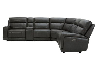 Lauretta leather Reclining sectional sofa