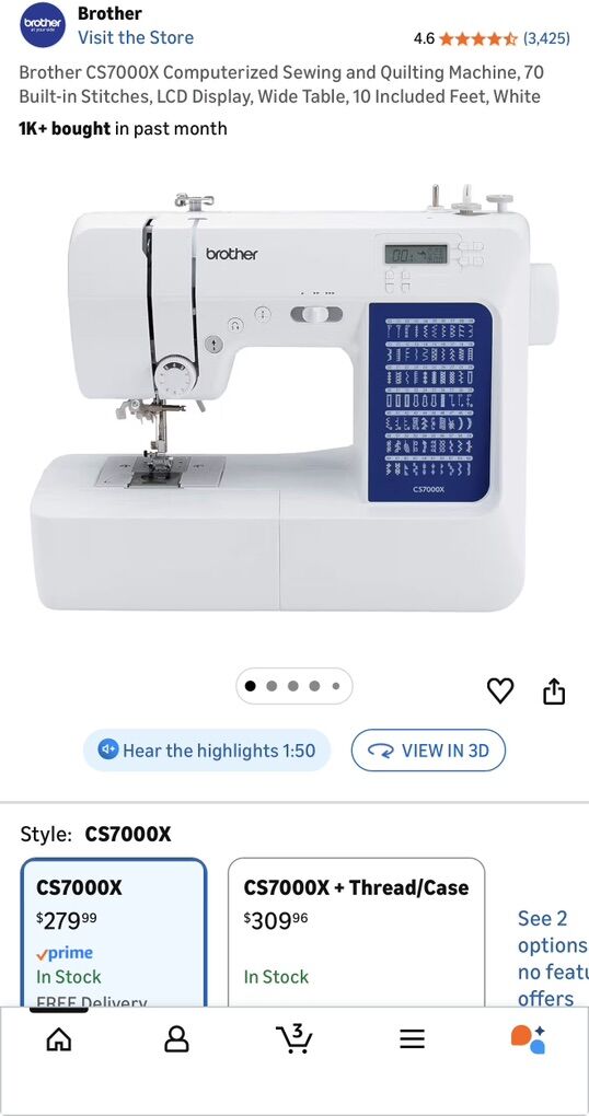 NIB Brother Sewing Machine