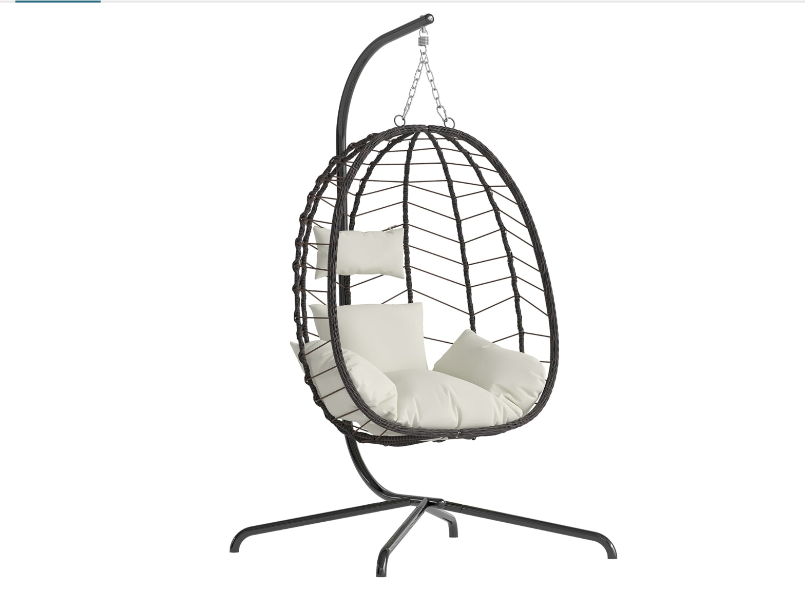 New in Box Egg Chair with Stand, Patio Wicker Bifanuo Hanging Chair, Hammock Swing Chair, 350LBS