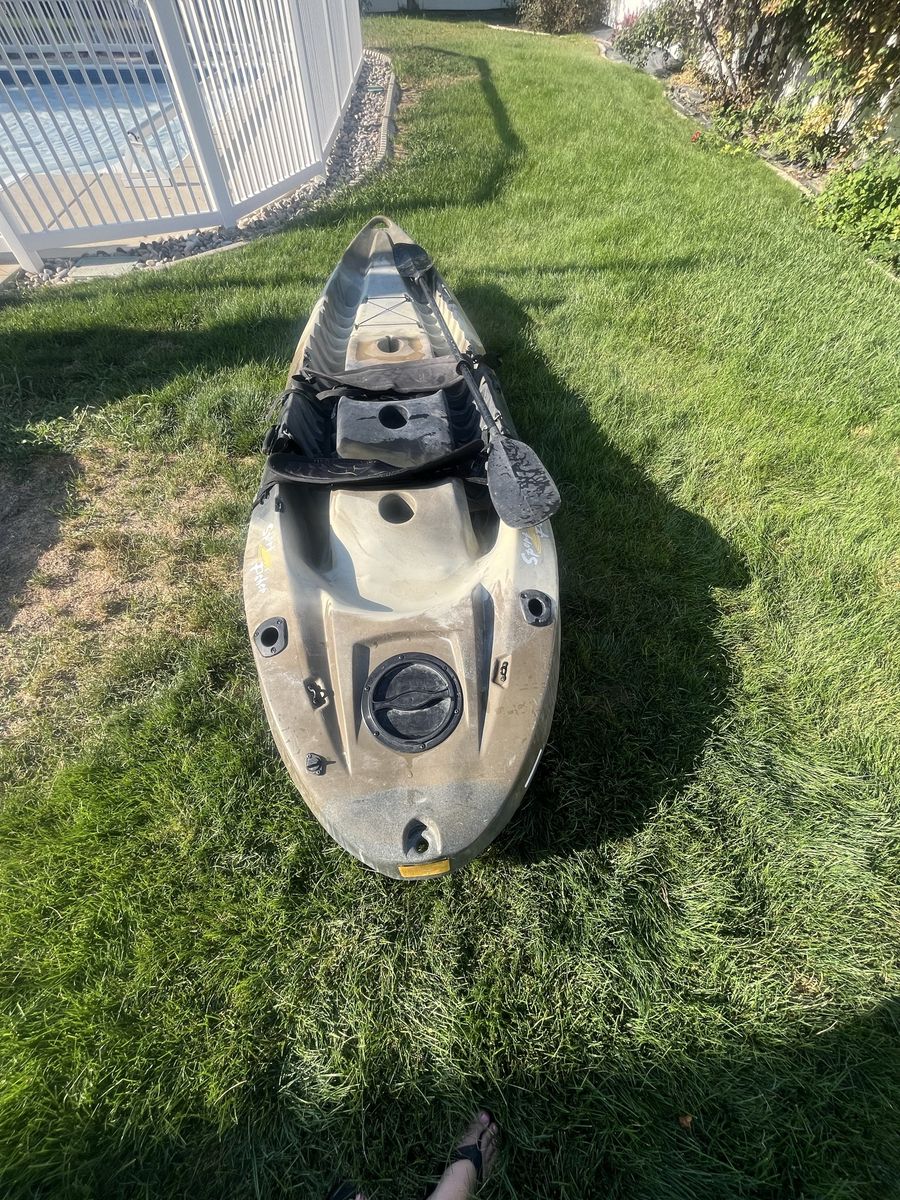 Lifetime Sport Fisher 10' Tandem Angler Kayak with Paddle and Anchor