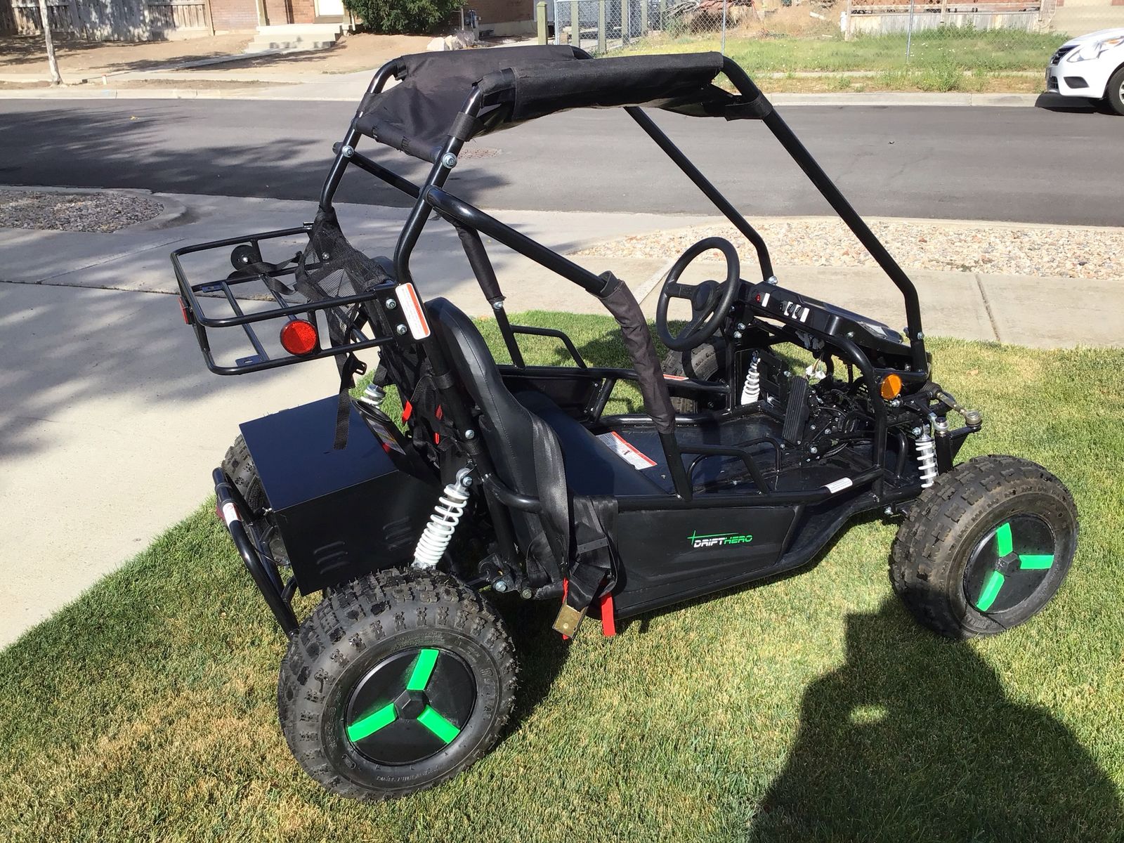 Drift Hero Go-Kart - Black, Used - Fun Off-Road Adventure