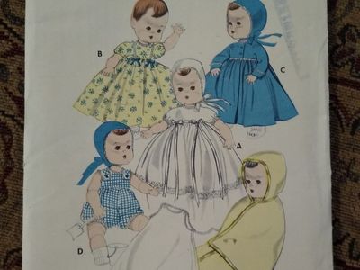 Baby Doll Clothing Sewing Pattern - Vintage