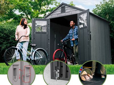 Lifetime 7x7 outdoor storage shed