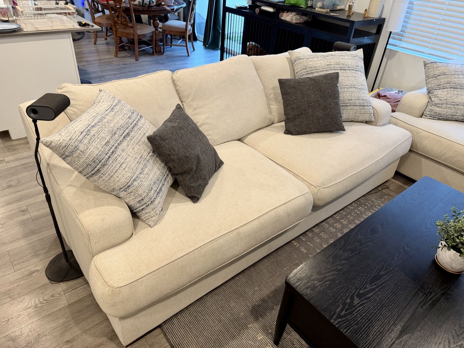 White/Cream Couch (Loveseat Available too)