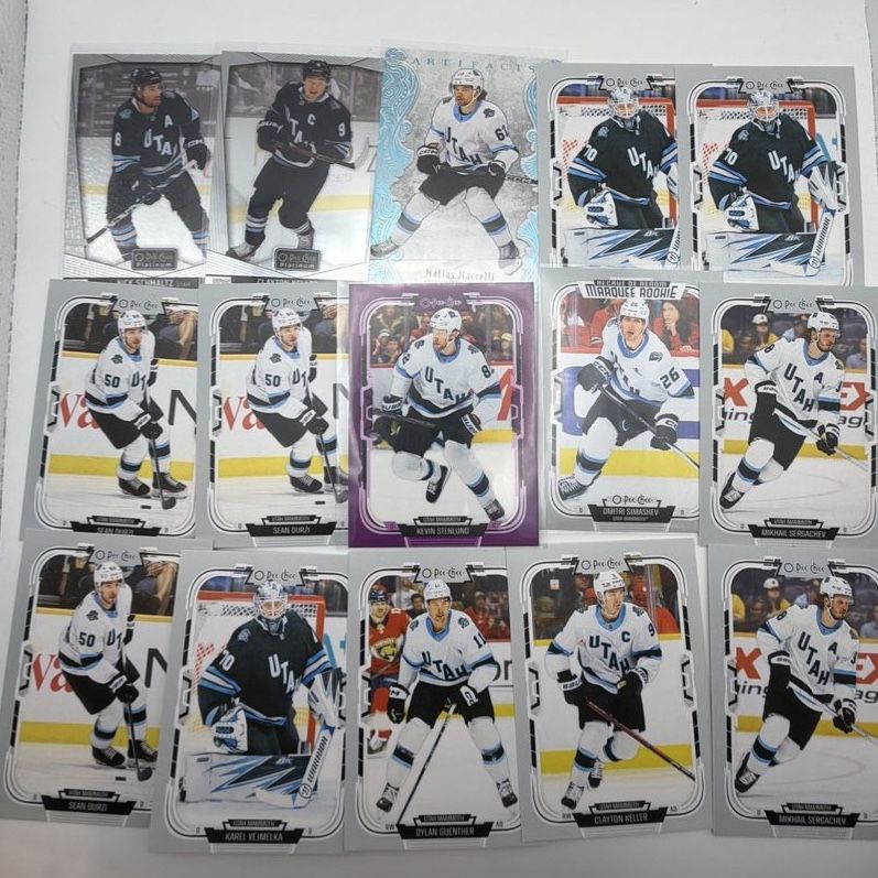 Utah Mammoth Hockey Card Lot (15)