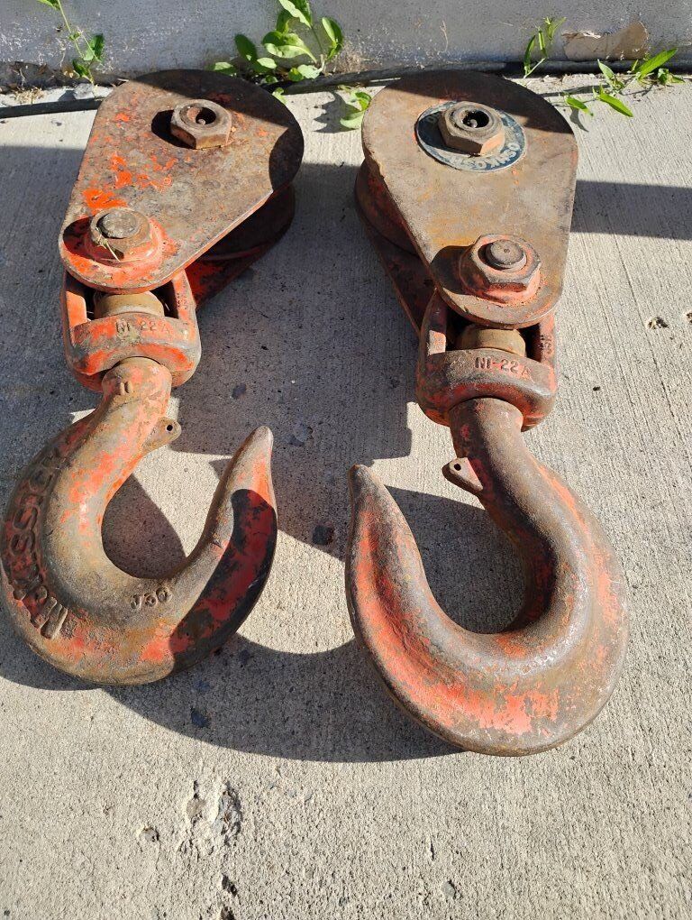 2 McKissick Oshkosh Pulleys Heavy Duty Metal Ni-22A 1307550