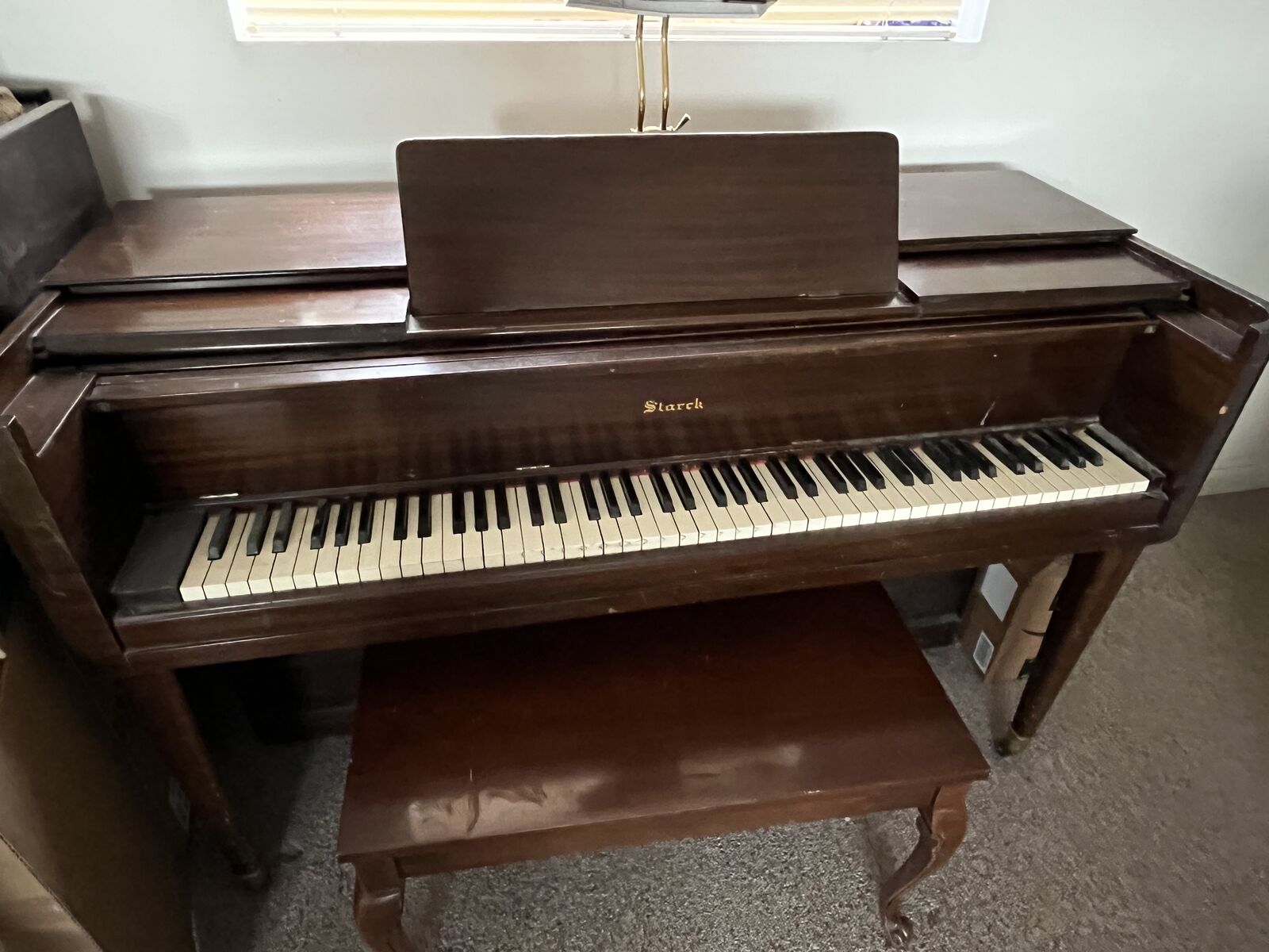 Strack upright piano