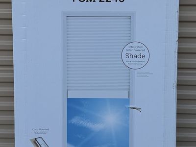 NEW Velux 22-1/2 in. x 46-1/2 in. Fixed Curb Mount Skylight