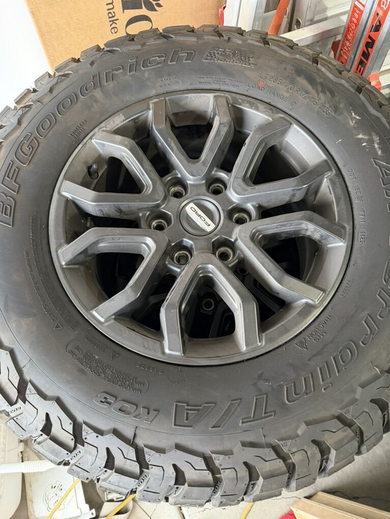 2025 Ford Ranger Raptor Wheels And Tires Take-offs