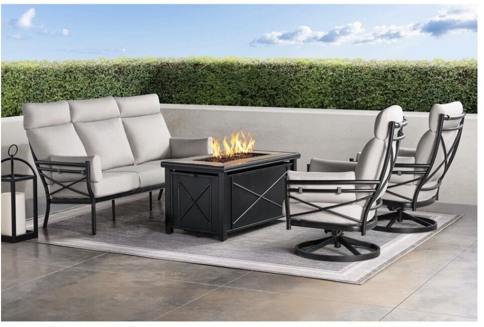 Members Mark Avalon 4 Pc Fire Seating Set