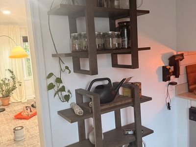 Three tier wall shelves