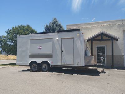 Custom Built Food Trailer with Solar, EG4 Electronics, and LifePOWDER Battery