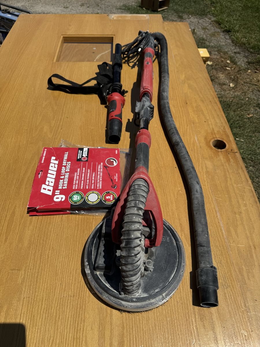 Bauer Drywall Sander 9” with accessories