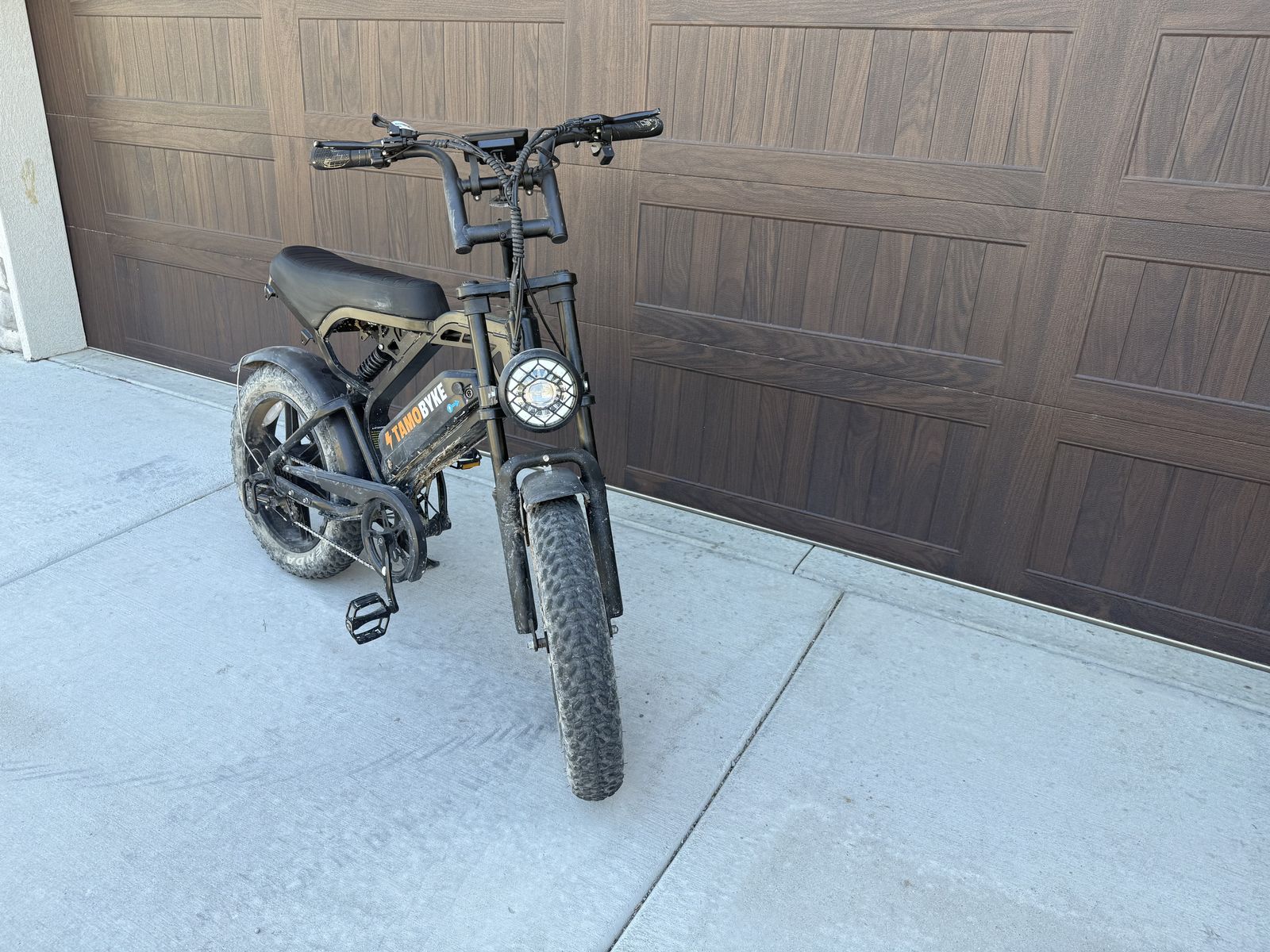 Tamobyke V20 Electric Bike, 750W/48V 15ah Lithuim Battery Ebike, 20'' Fat Tire Mountain Electric Bike outdoors riding bikes