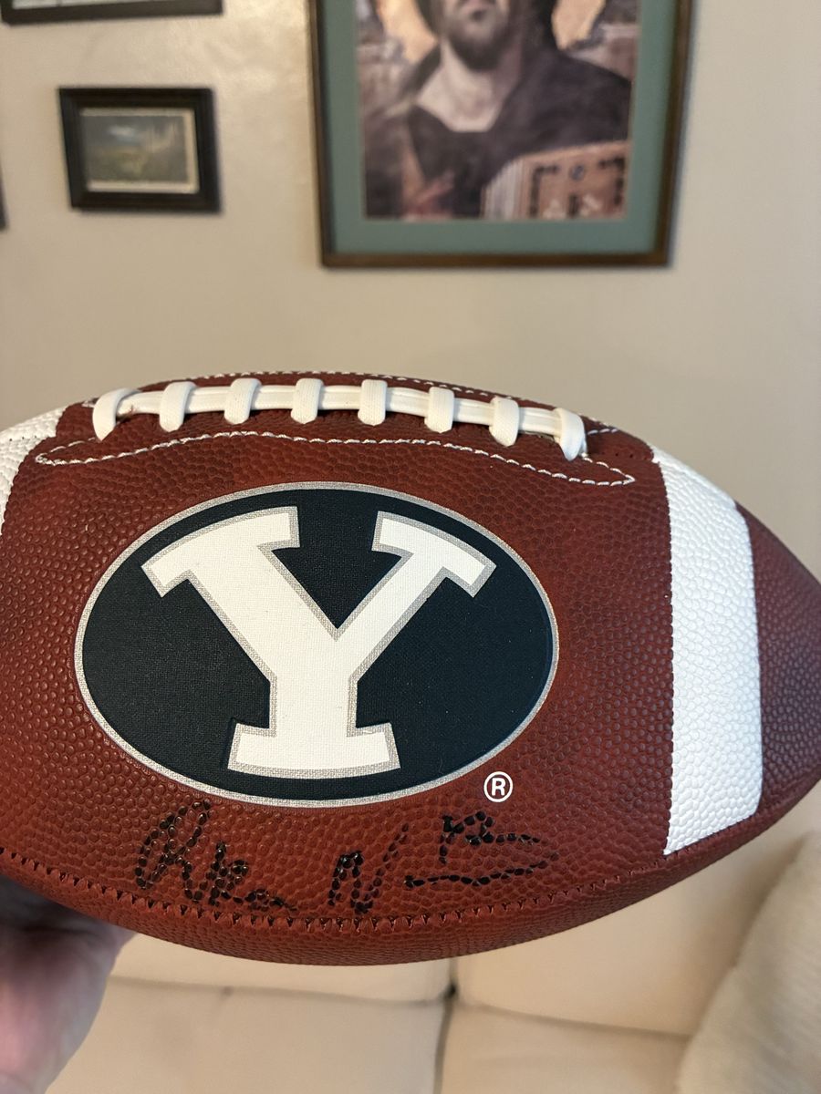 Signed Puka Nacua BYU football